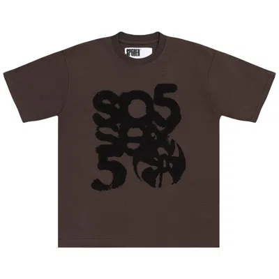 Pre-owned Sp5der Sp5 Sex Tee 'brown'