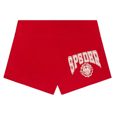 Pre-owned Sp5der Sp5wom Tiny Short 'red' | Women's Size L