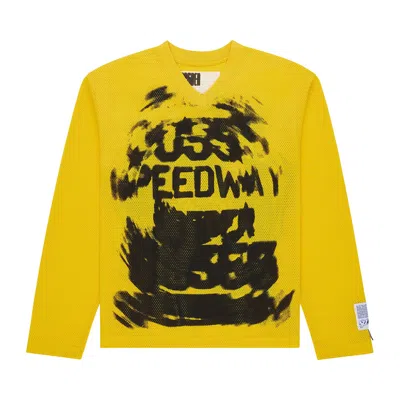 Pre-owned Sp5der Speedway Long-sleeve  'yellow' | Men's Size L