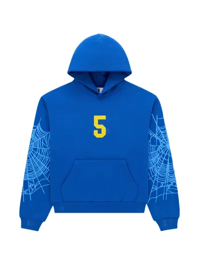 Sp5der Spider Hoodie In Blue