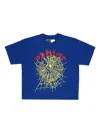 Sp5der Spider Web Logo T-shirt In Blue