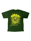 Sp5der Spider Web-print T-shirt In Green