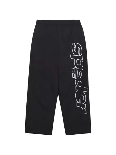 Sp5der Spiderbite Logo-print Track Pants In Black