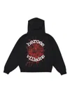 Sp5der Spiderweb-print Hoodie In Black