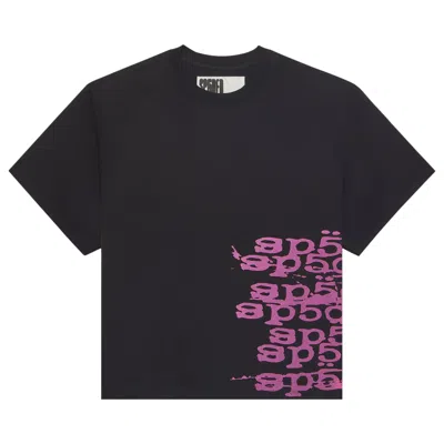 Pre-owned Sp5der Stacked Tee 'black' | Men's Size Xl