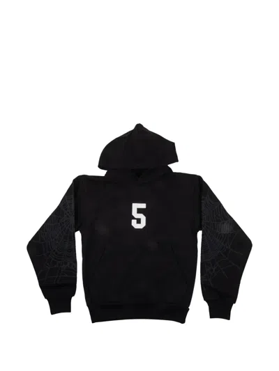 Sp5der Stadium Hoodie In Black