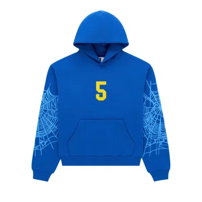 Pre-owned Sp5der Stadium Hoodie 'blue' | Men's Size L