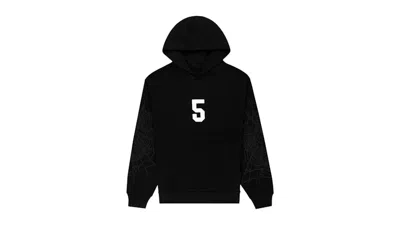 Pre-owned Sp5der Stadium Hoodie In Black