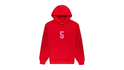 Pre-owned Sp5der Stadium Hoodie In Red