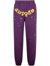 Sp5der Star Og Web V2 "purple" Track Pants In Purple