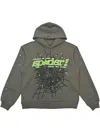 Sp5der Star Web Hoodie In Green