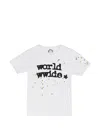 Sp5der Star-print Logo-print T-shirt In White