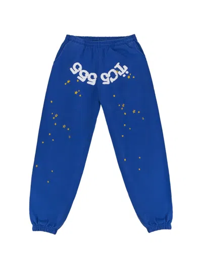 Sp5der Tc5 Guardian Angel Track Pants In Blue