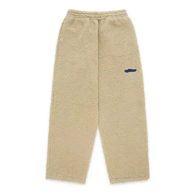 Sp5der Teddy Fleece Pant 'tan' In Neutral