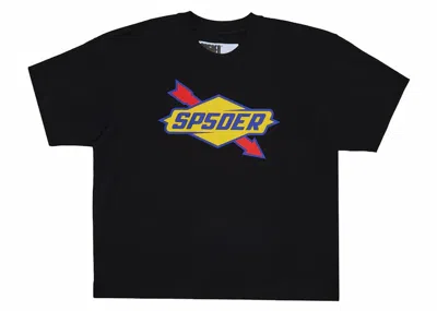 Pre-owned Sp5der The Spot Tee Shirt In Black