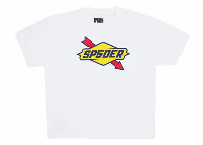 Pre-owned Sp5der The Spot Tee Shirt In White