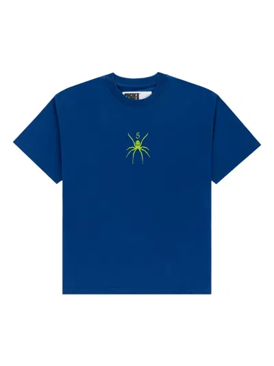 Sp5der Tm T-shirt In Blue