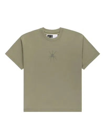 Sp5der Tm T-shirt In Green