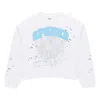 Sp5der Varsity Web Sweater In White