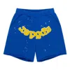 Sp5der Varsity Web Sweatshort 'blue'