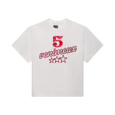 Pre-owned Sp5der Venimeux Tee 'glacier' | Cream | Men's Size Xs