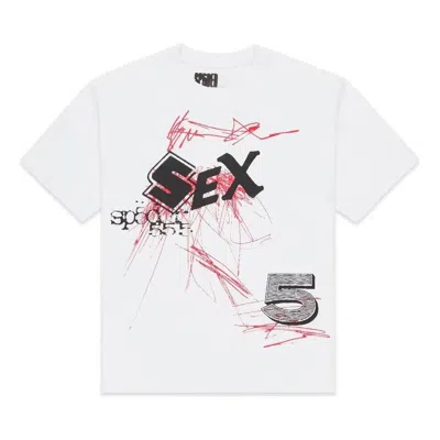 Sp5der Vivienne T-shirt 'white'