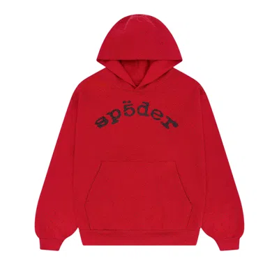 Pre-owned Sp5der Vvs Hoodie 'red' | Men's Size M