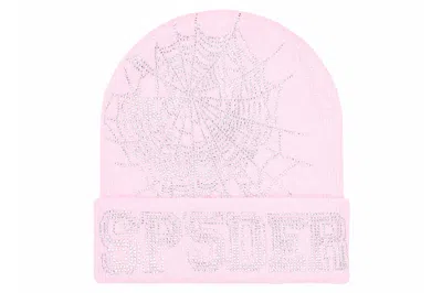 Pre-owned Sp5der Web Beanie Pink