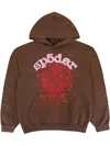 Sp5der Web "brown" Hoodie In Braun