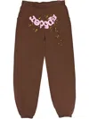 Sp5der Web "brown" Track Pants In Brown