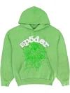 Sp5der Web "green" Hoodie In Green