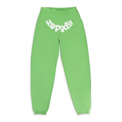 SP5DER WEB GREEN JOGGER & SWEATPANTS