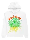 Sp5der Web Hoodie In White