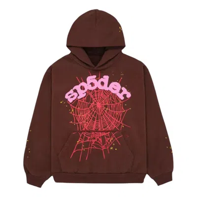 Sp5der Web Hoodie 'brown'