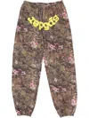 Sp5der Web Og "camo" Track Pants In Brown
