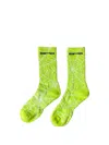 Sp5der Web-pattern Socks In Green