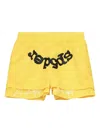 Sp5der Web Shorts In Yellow