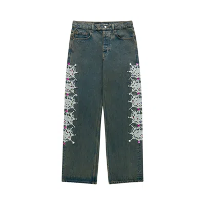 Pre-owned Sp5der Webstone Denim 'indigo' | Blue | Men's Size 38