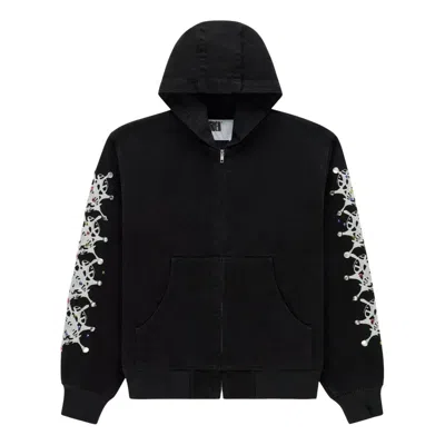 Sp5der Webstone Denim Jacket 'black'