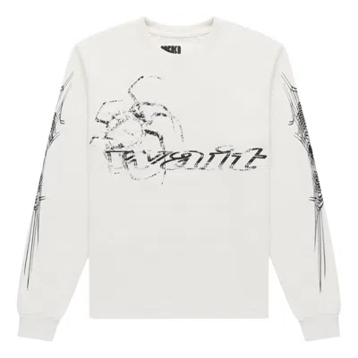 Sp5der White Wait Long-sleeve T-shirt 'white'