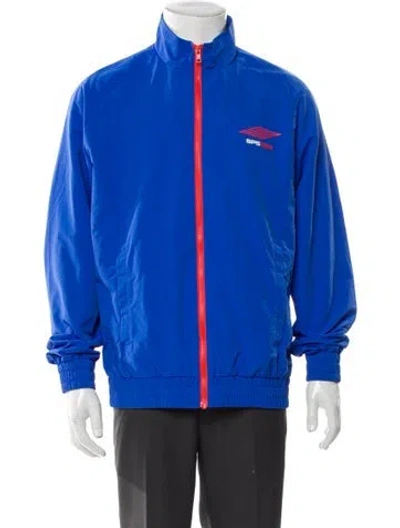 Pre-owned Sp5der Windbreaker In Blue