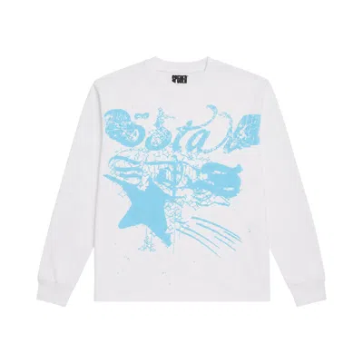 Pre-owned Sp5der Wings Long-sleeve 'white' | Men's Size Xxl