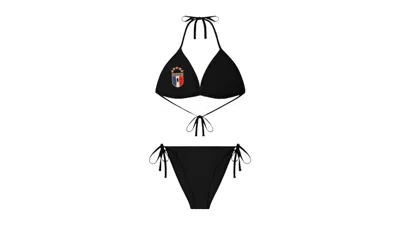 Pre-owned Sp5der Women's Araignee Bikini In Black