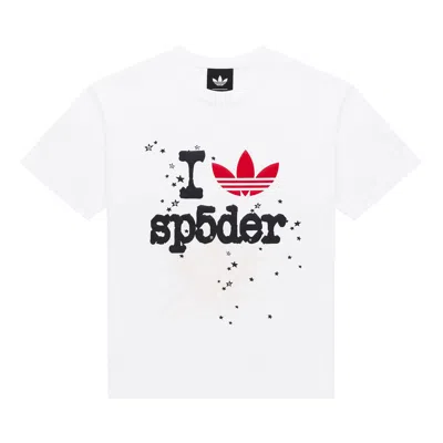 Pre-owned Sp5der X Adidas Souvenir Tee 'white' | Men's Size L