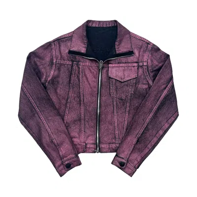 Pre-owned Sp5der X Levi's Metallic Wash Jacket 'pink' | Men's Size Xs