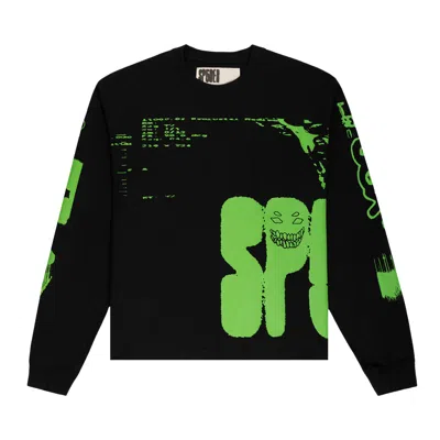Pre-owned Sp5der X-ray Long-sleevee Tee 'black' | Men's Size Xxl