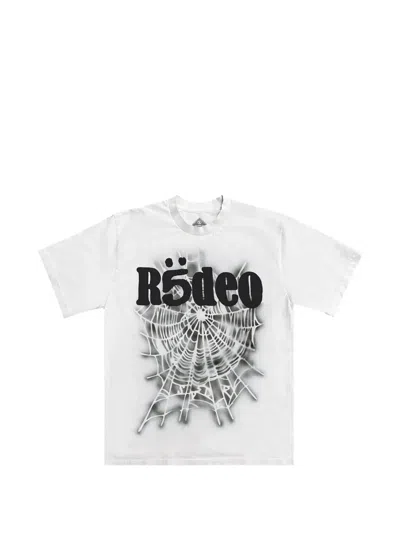 Sp5der X Travis Scott Cactus Jack Rodeo Iii T-shirt In White