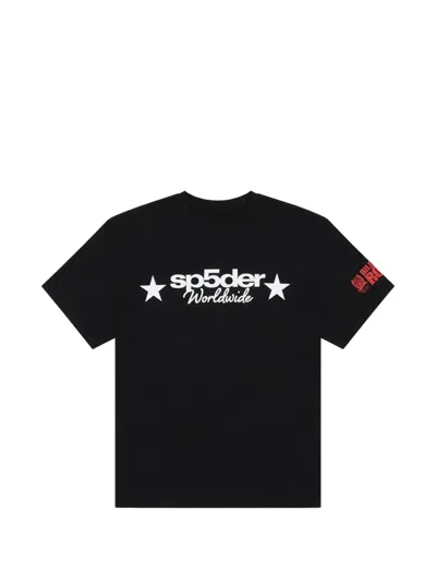 Sp5der X Travis Scott Rodeo Texas Cotton T-shirt In Black