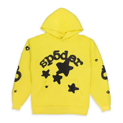 Sp5der Yellow Beluga Hoodie