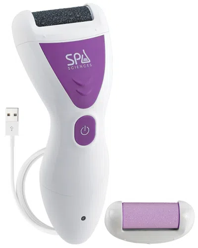 Spa Sciences Viva Advanced Rechargeable Foot Smoothing Tool In White